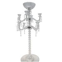 Crystal Candelabra 8cups 1bowl Crystal 34.6" height