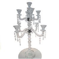 Crystal Candelabra 9 Cups 24.5” height