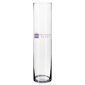 Cylinder Glass 4” dia, 20” height