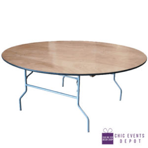 30″ Round Adjustable Cocktail Banquet Table
