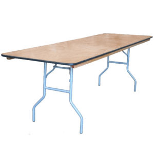 30" x 96" Commercial Plywood Folding Table