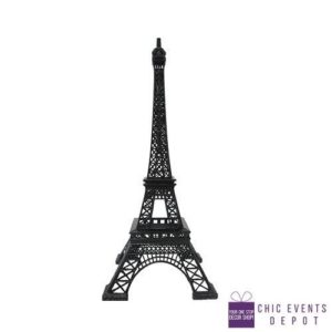 Eiffel Tower 12" Black