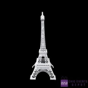 Eiffel Tower 6" White