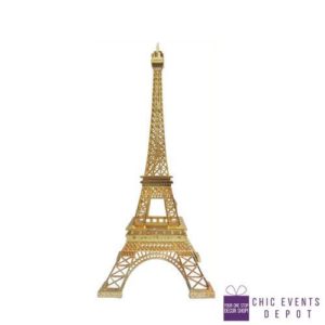 Eiffel Tower 19" Gold